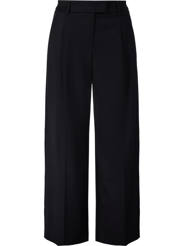 Stoffhose 'Arta Flanell' Schwarz