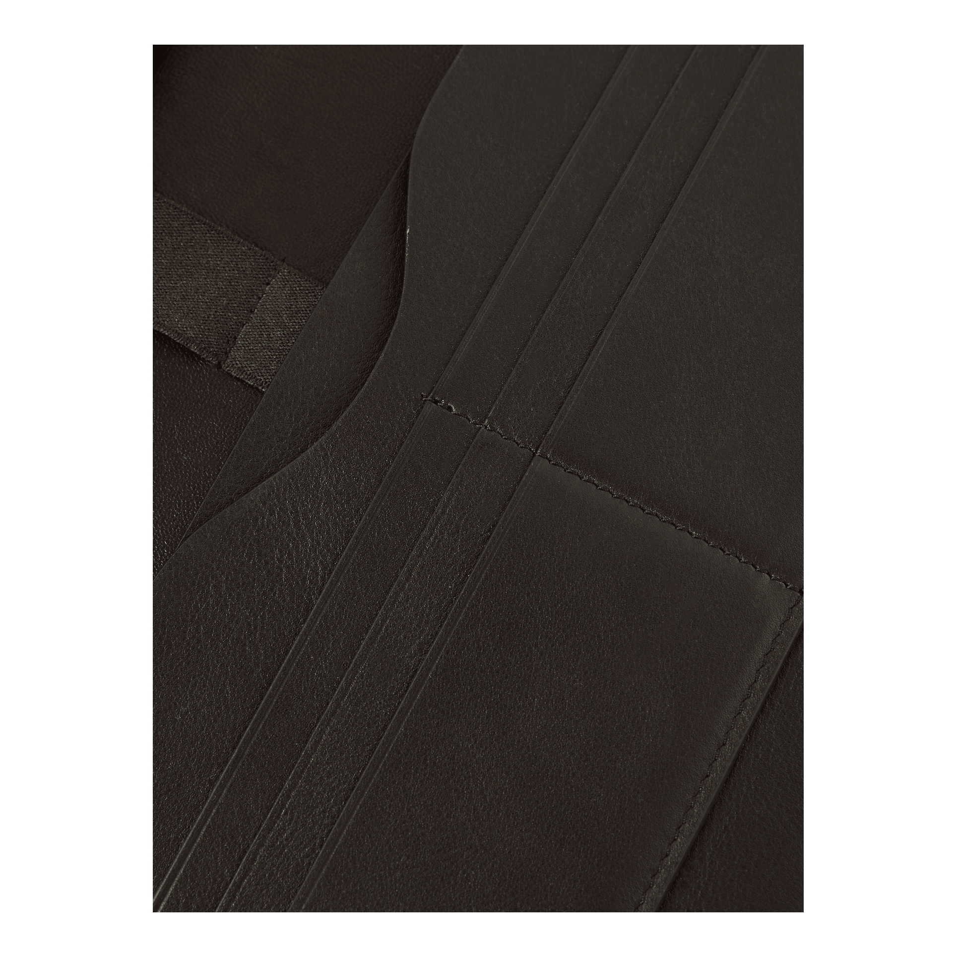 The Row Tasche 'New Travel' Dunkelbraun, Rückansicht – UNGER.DE
