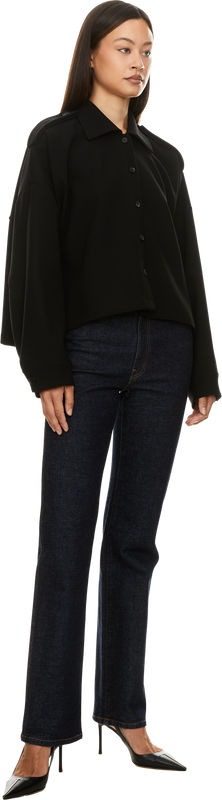 Oversize Hemd 'Bodine' Schwarz