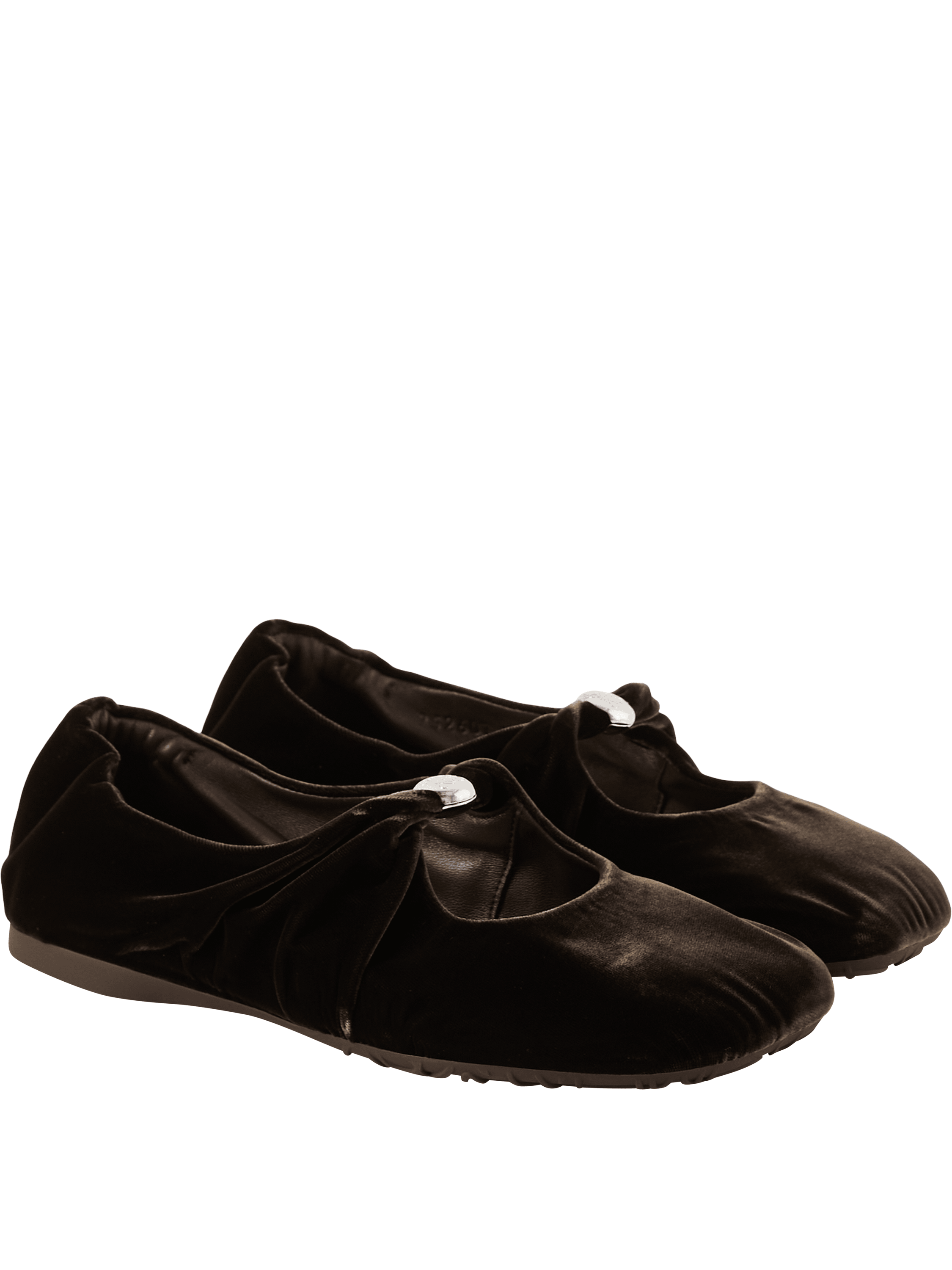 LOEWE Ballerina 'Pebble Soft' Dunkelbraun, Back view – UNGER.DE