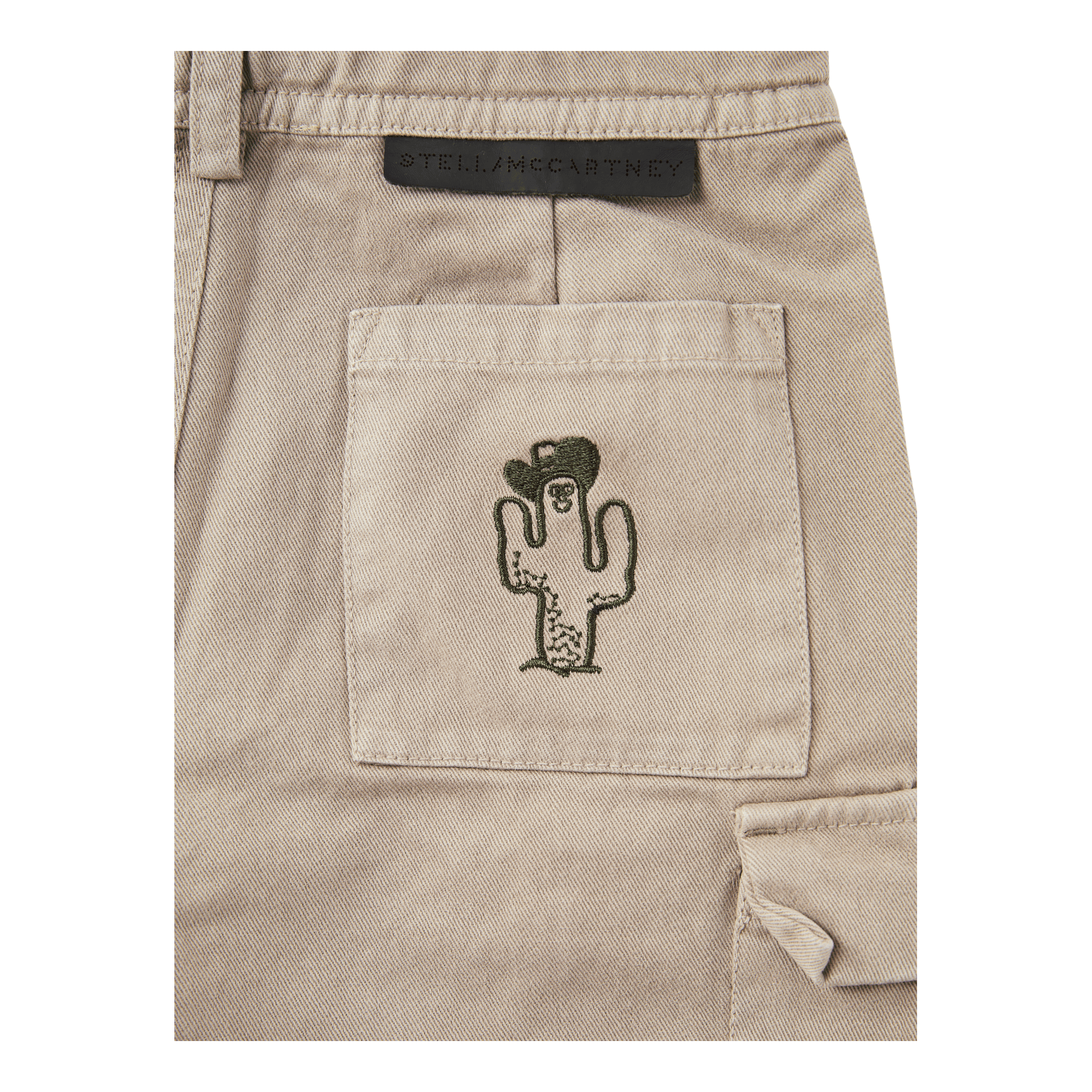 Stella McCartney Kids Cargohose Khaki, Frontansicht – UNGER.DE