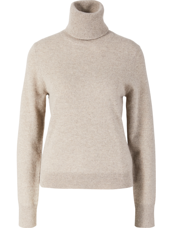 Hazel cashmere jumper with a roll neck