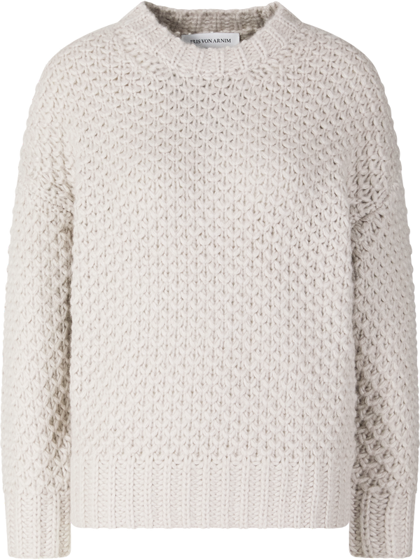 Cashmere-Seidenpullover 'Aurelline' Gravel