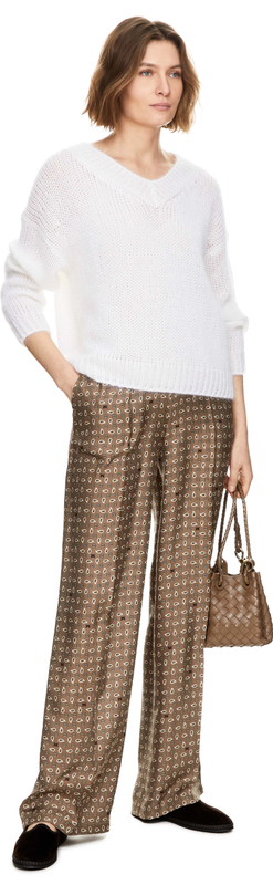 Mohair-Seidenpullover 'Lamego' Off White