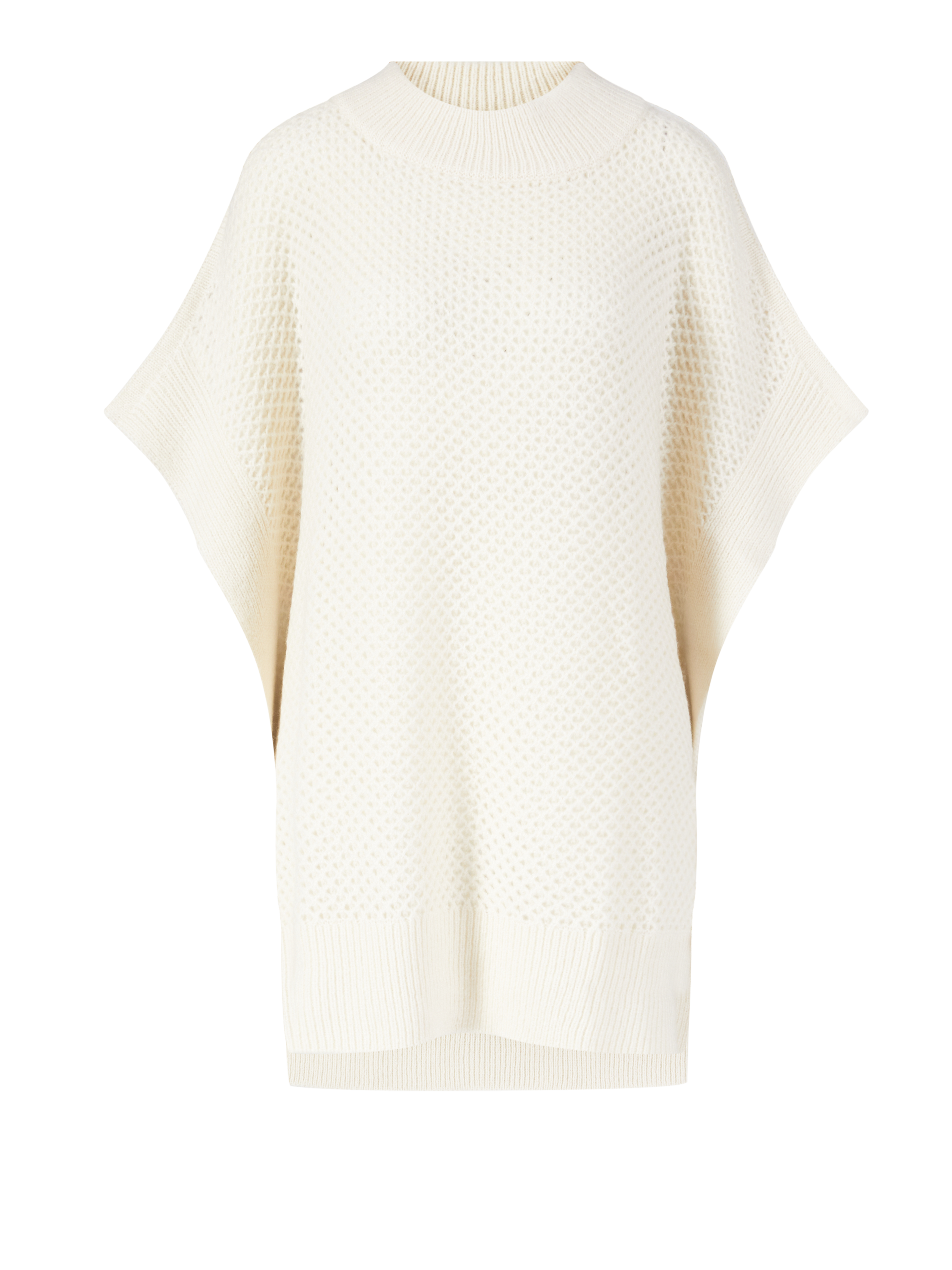 Cashmere-Poncho 'Soliana' Crème