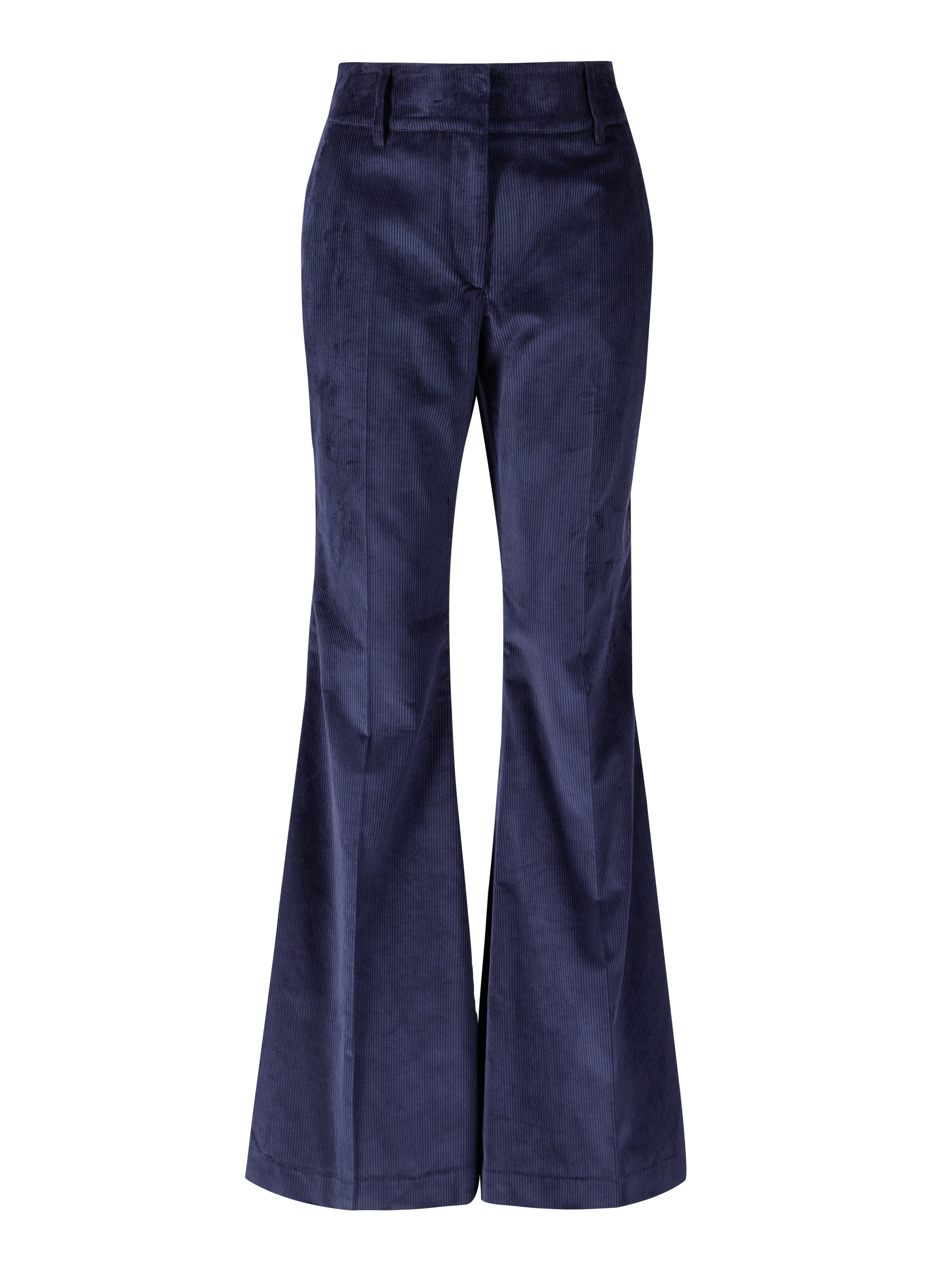 Cotton corduroy trousers 'Lanthe' navy blue