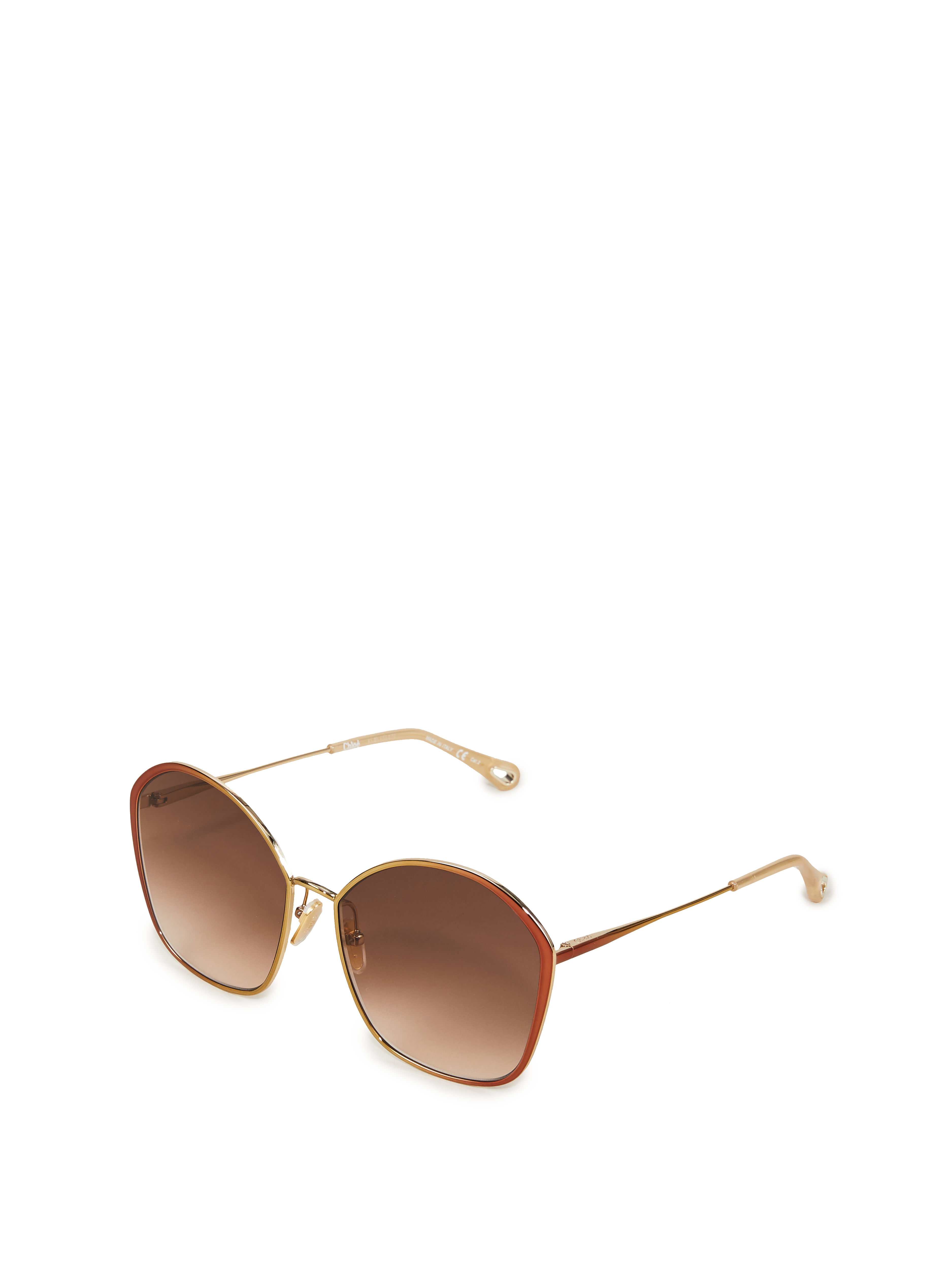 Sonnenbrille 'Irene' Braun/Gold