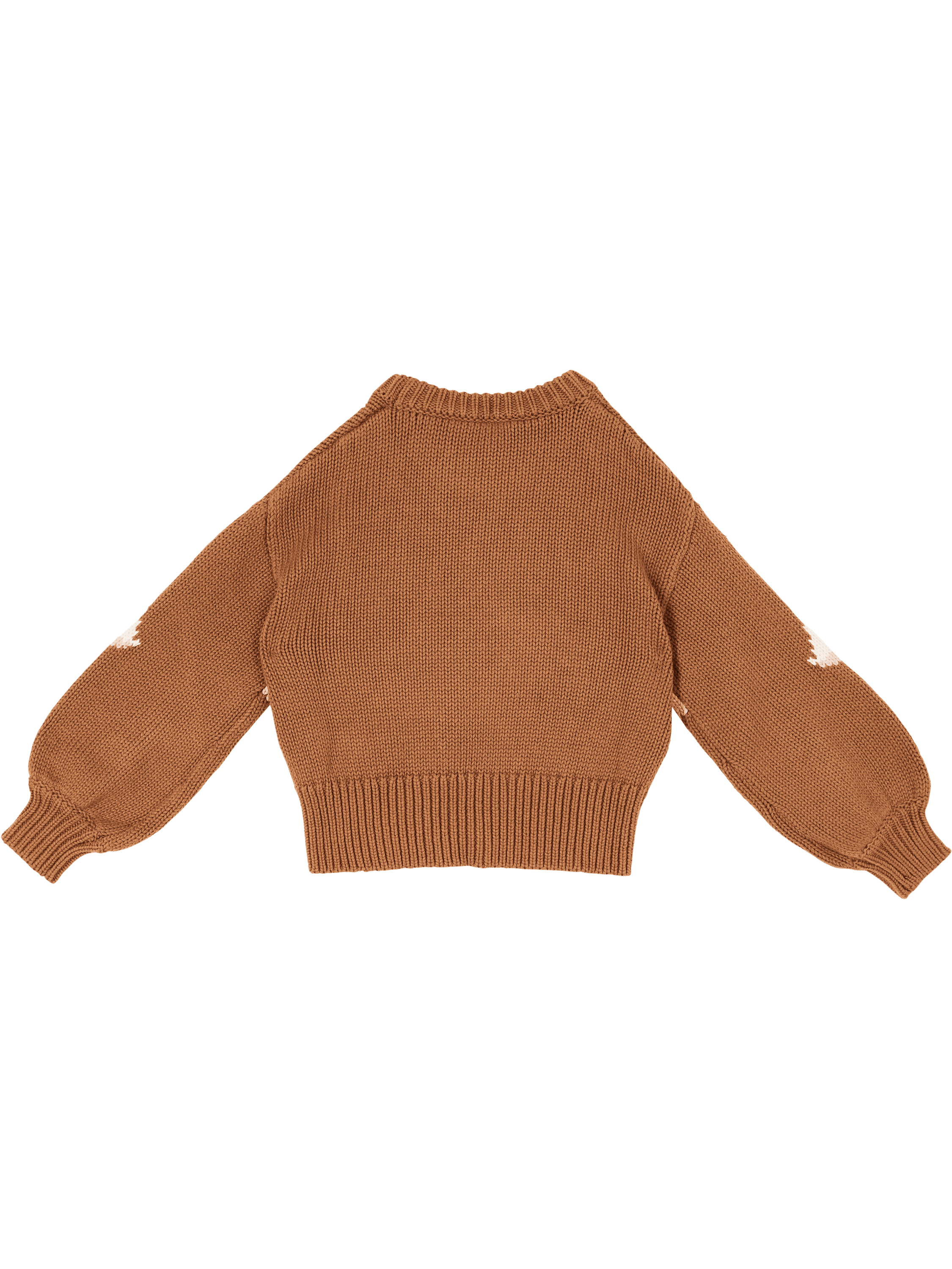 Chloé Kids Strickpullover mit Logo-Schriftzug Braun – UNGER.DE