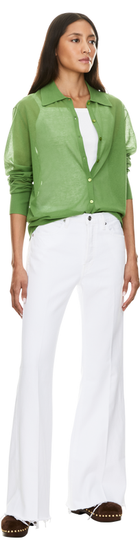 Green cardigan
