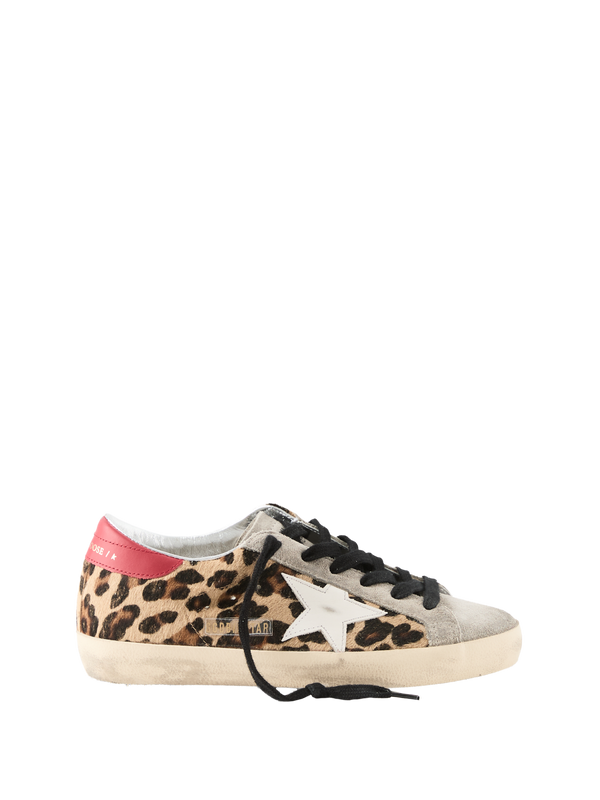 Sneaker 'Super-Star Leopard' Braun