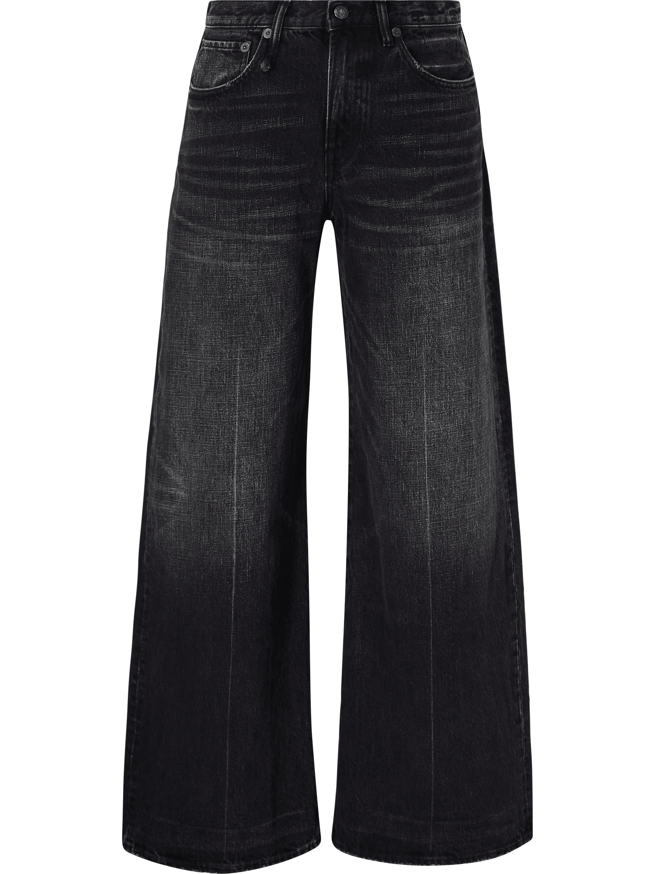 R13 Flare-Jeans 'D'arcy' Schwarz, Produktansicht – UNGER.DE