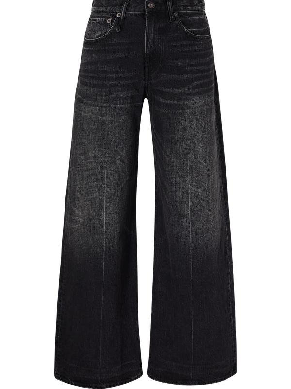 Flare-Jeans 'D'arcy' Schwarz