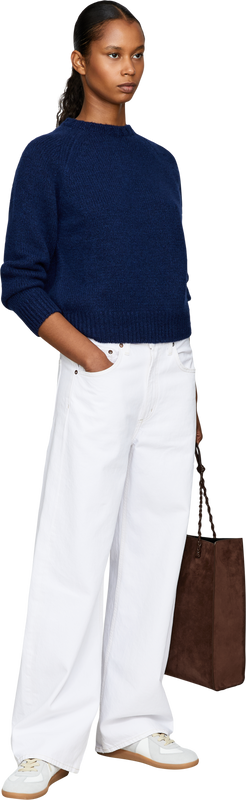 'Bay Crew' cashmere jumper, navy blue