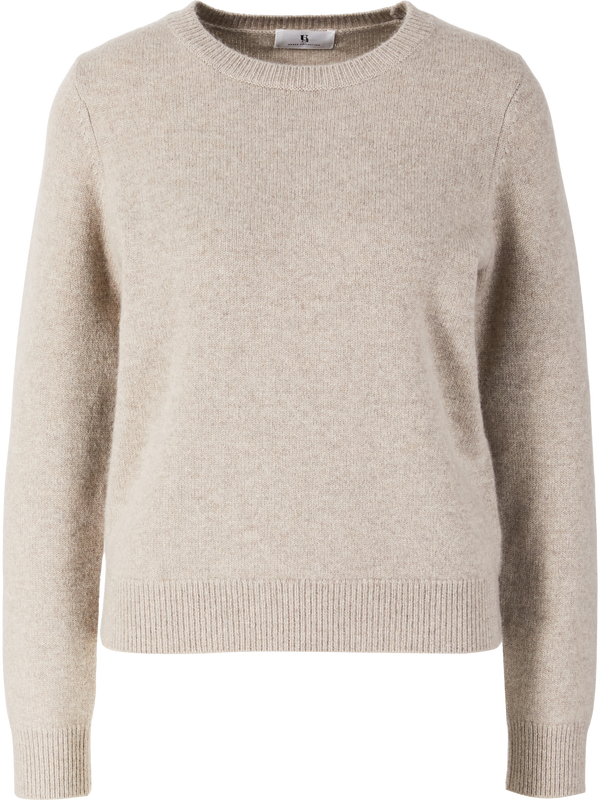 Cashmere-Pullover mit Rundhalsausschnitt Hazel