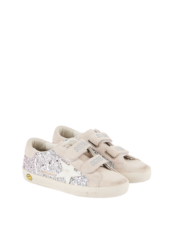 Sneaker 'Old School' Silber