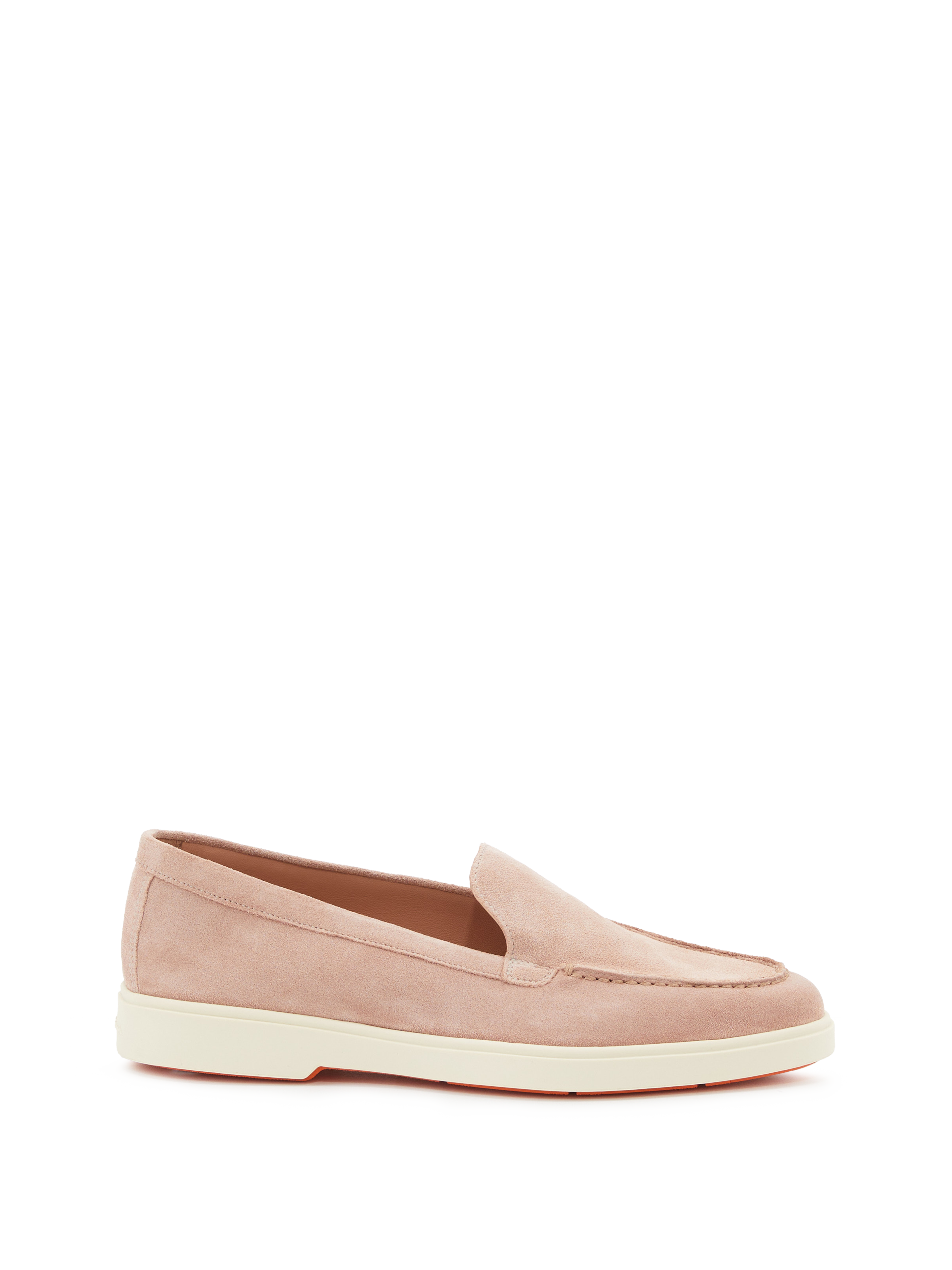 Loafer 'Yalta Moc' aus Veloursleder Rosé