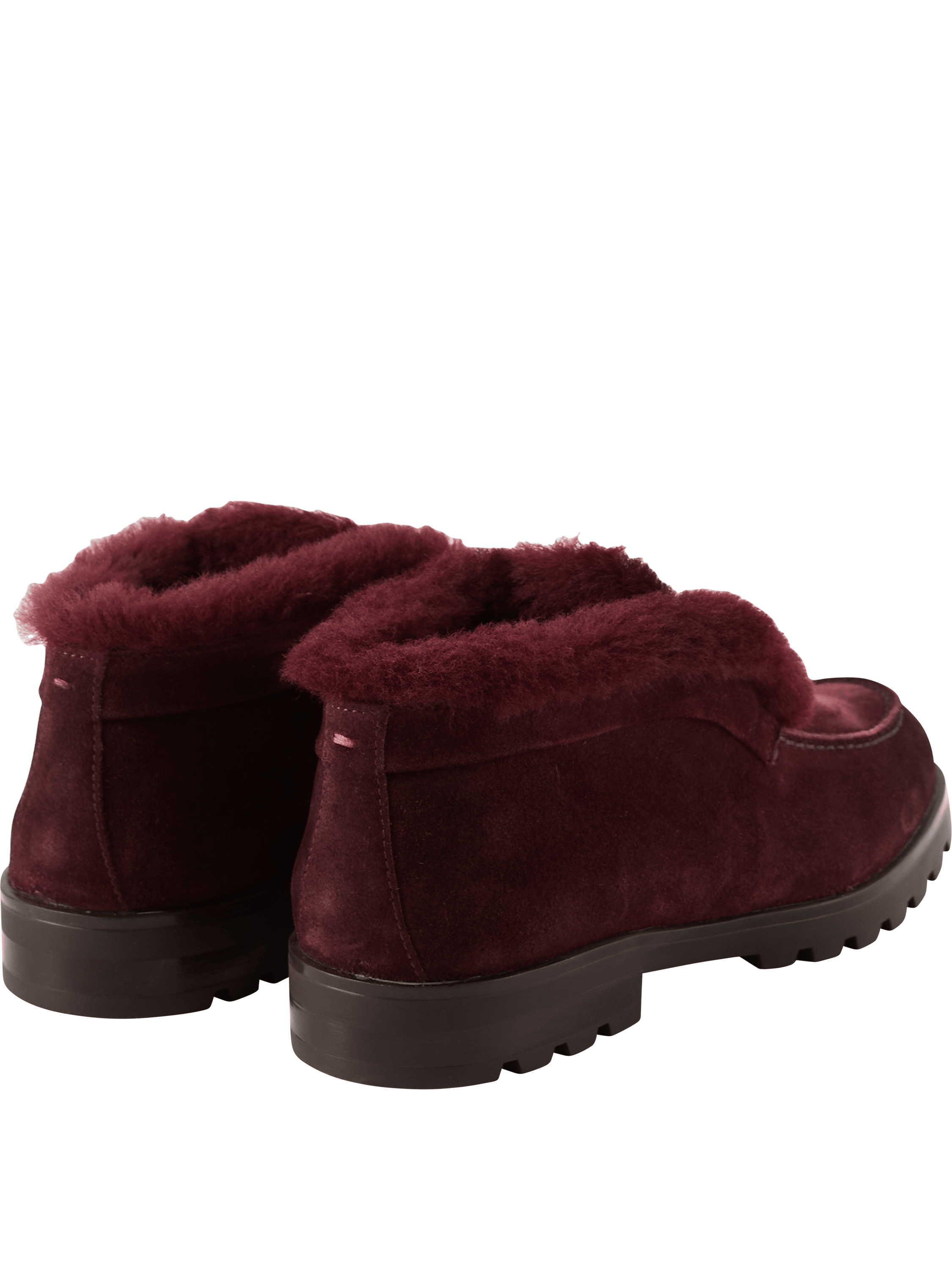 Santoni Bordeaux suede desert boots, Detail view – UNGER.DE