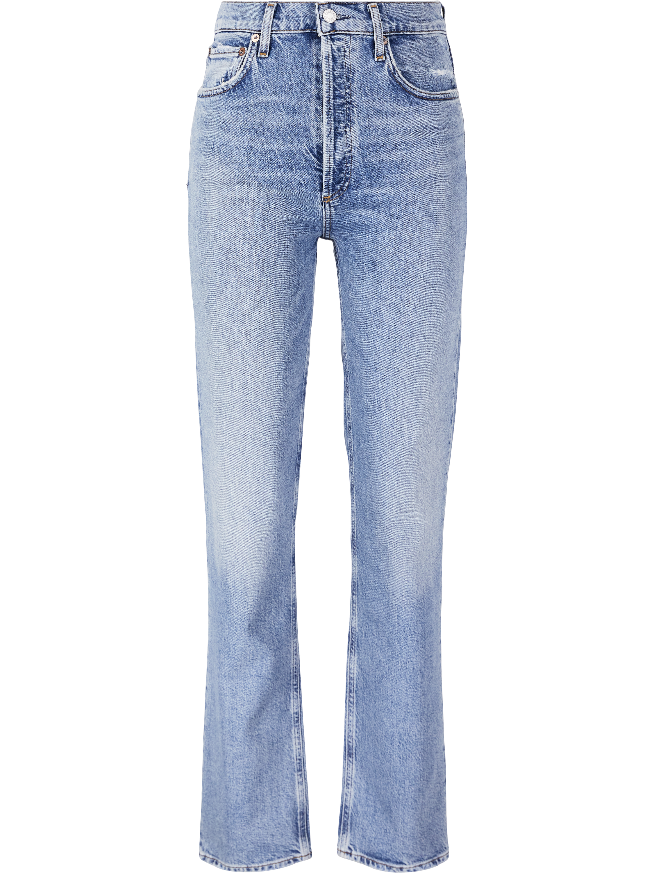 Straight-Leg Jeans '90's Pinch Waist Long' Blau