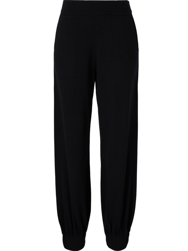 Cashmere-Hose mit Ballonbein Black