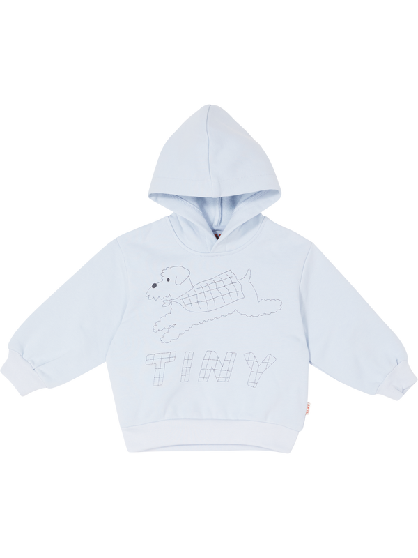 Kapuzenpullover 'Jump Dog' Hellblau
