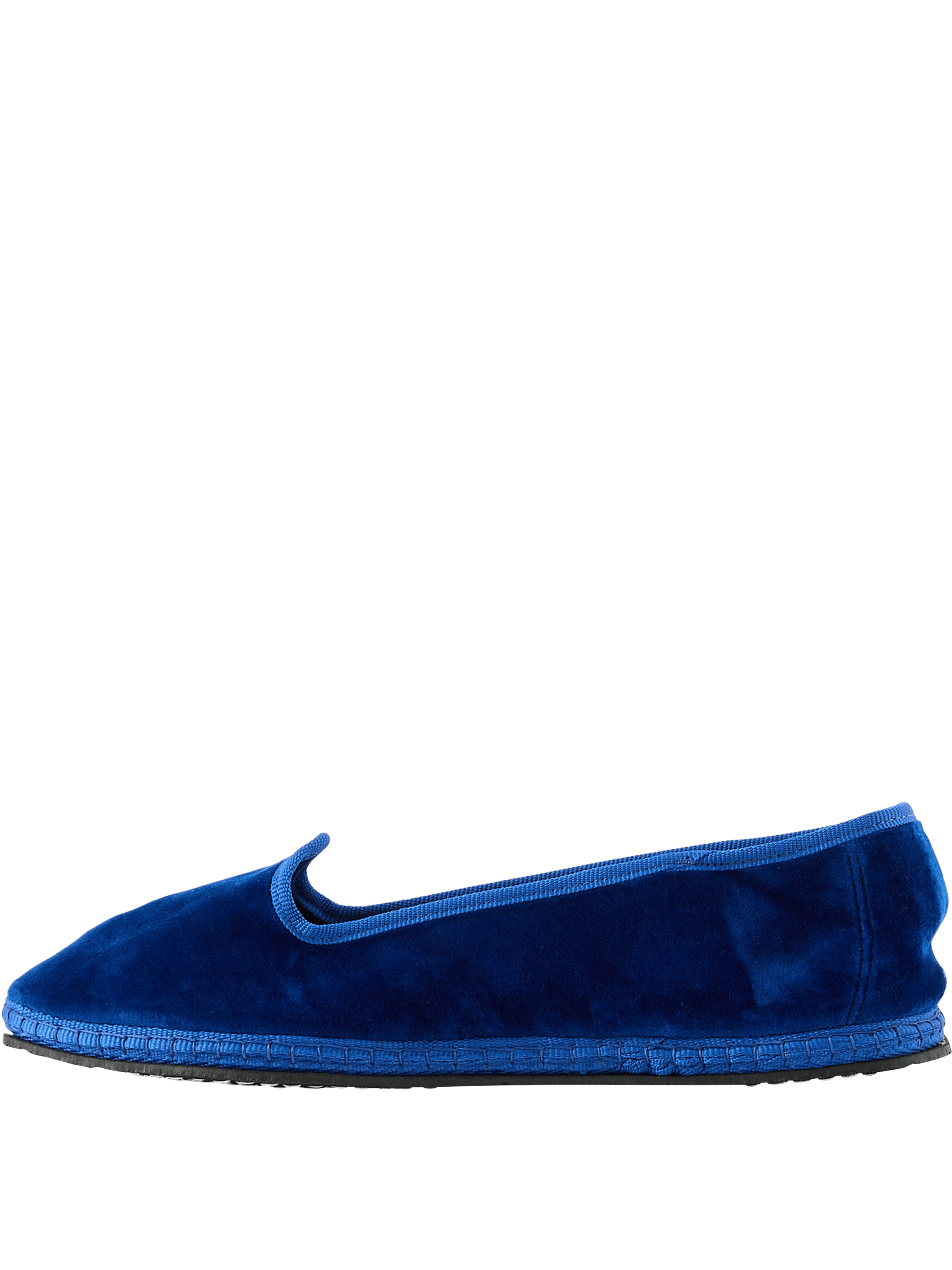 Piedàterre Venezia Slipper 'Brosky' Blu Cobalto, Frontansicht – UNGER.DE