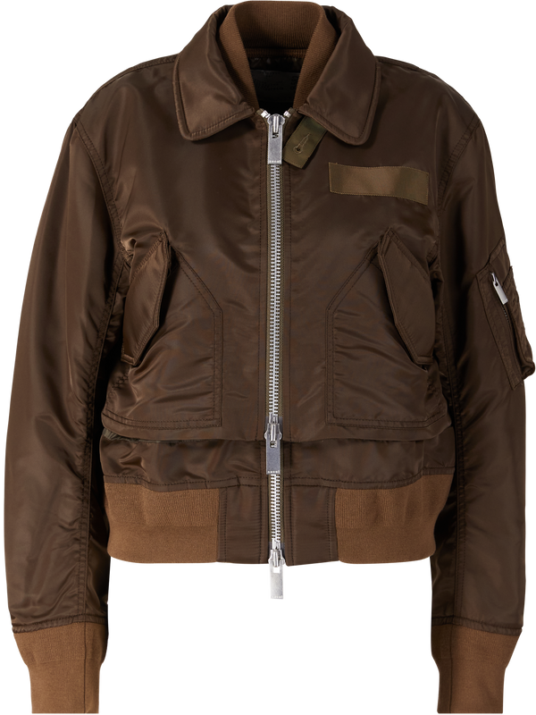 Bomberjacke Braun