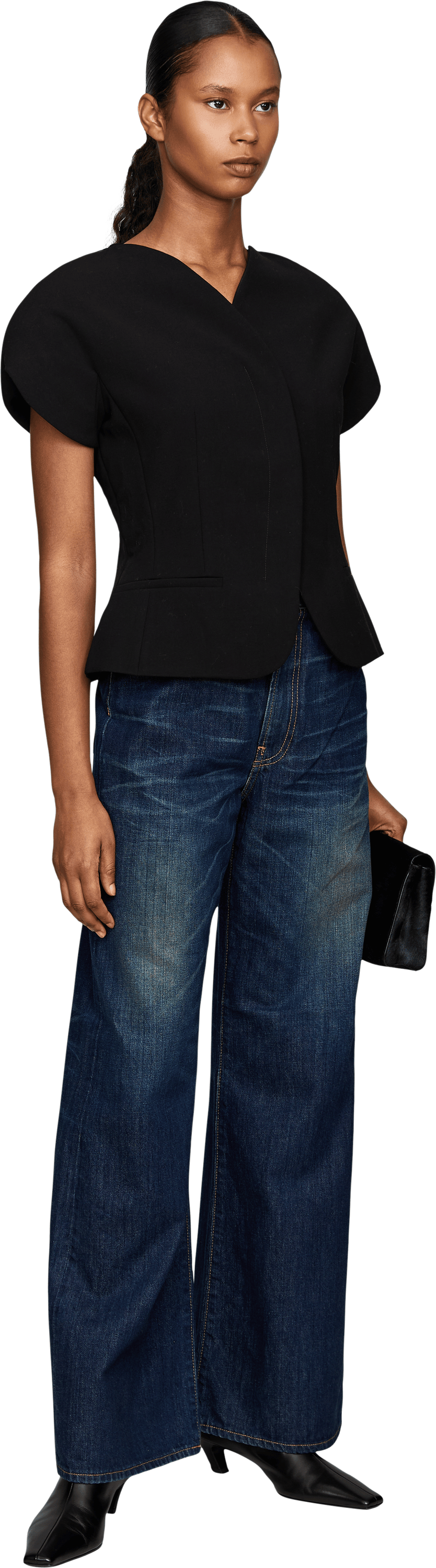 JACQUEMUS 'La Veste Ovalo' Blazer – Black, Modelview – UNGER.DE