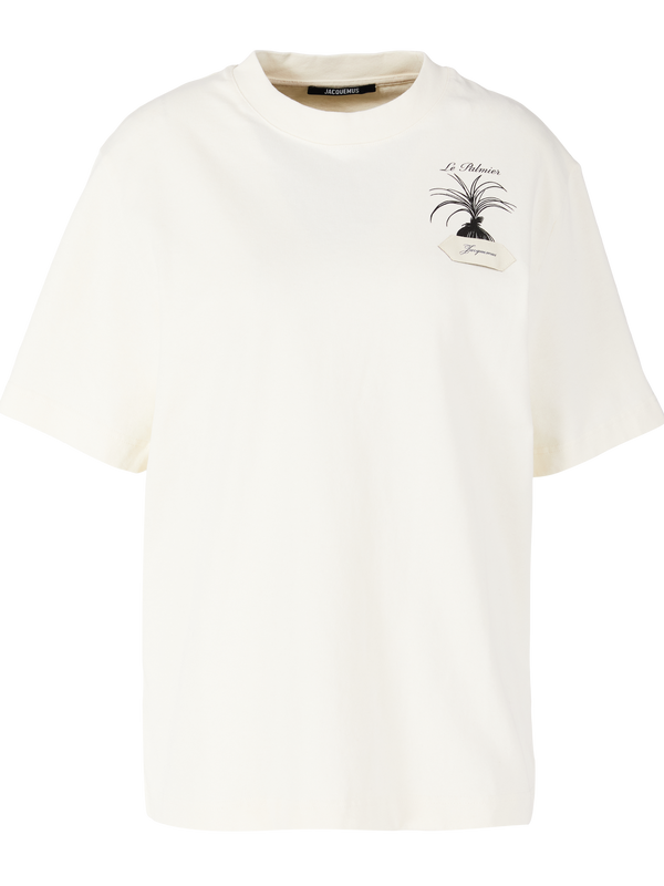 T-shirt 'Le Tshirt Palmier' beige