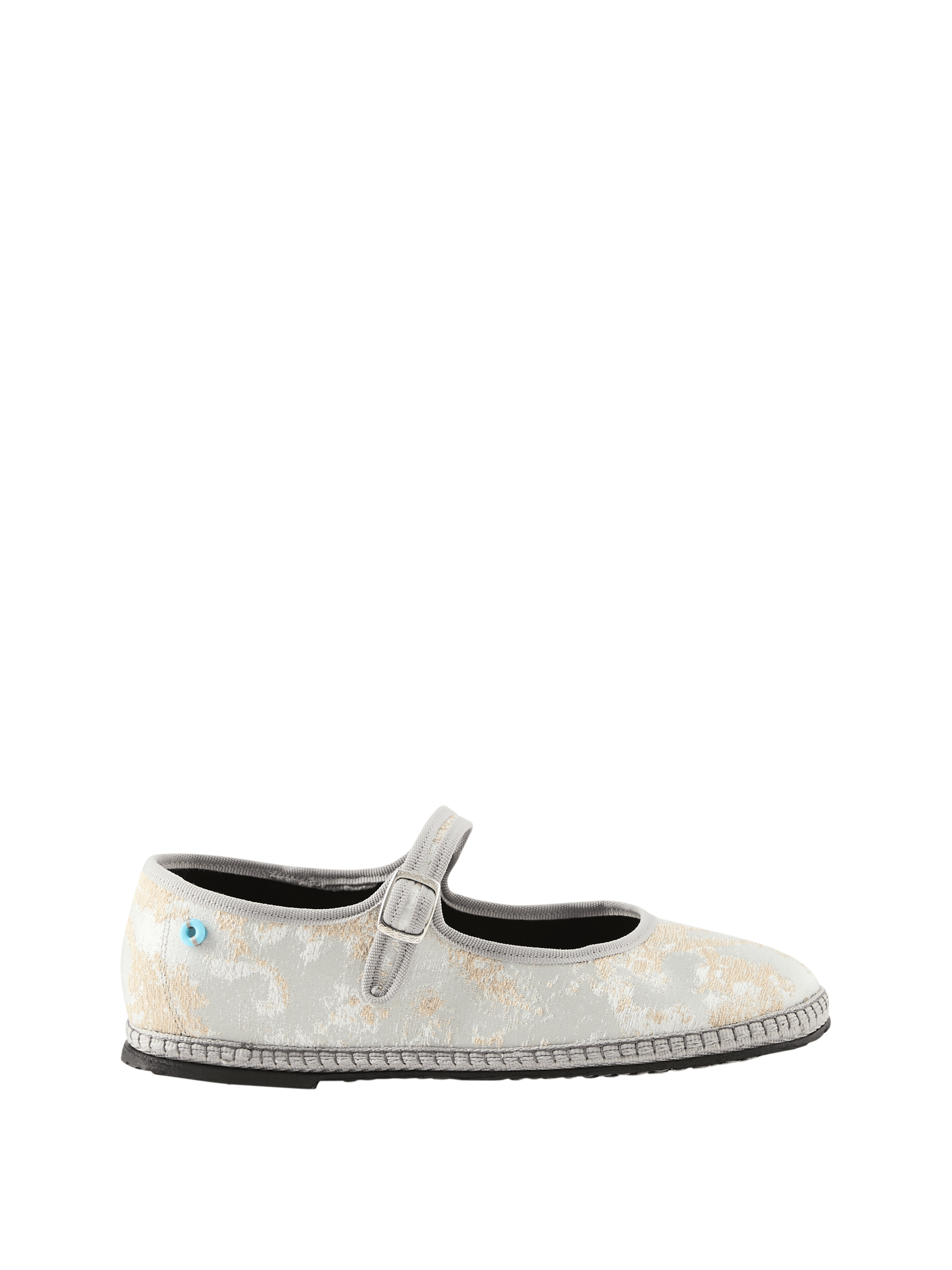 Slipper 'Mary Jane Rubelli' Grau