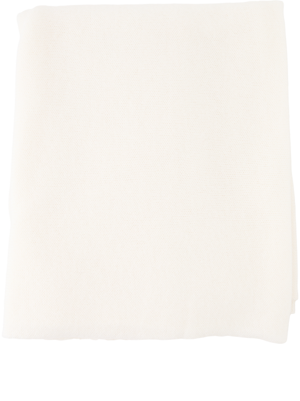 Cashmere scarf white
