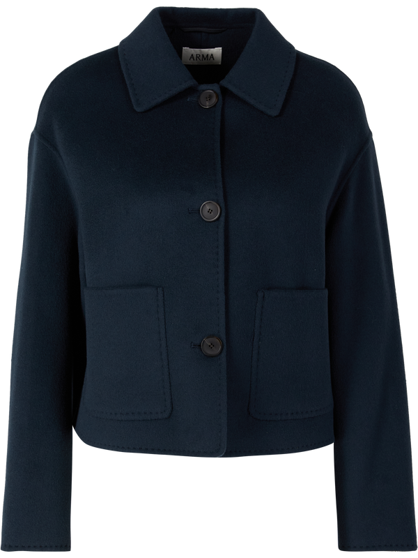 'Kerry' petrol-coloured woollen jumper
