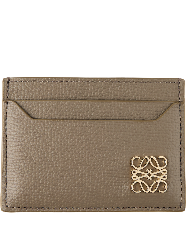 Card holder with anagram taupe