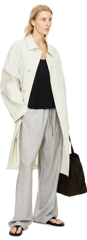 T-Shirt aus Baumwollte und Seide Schwarz