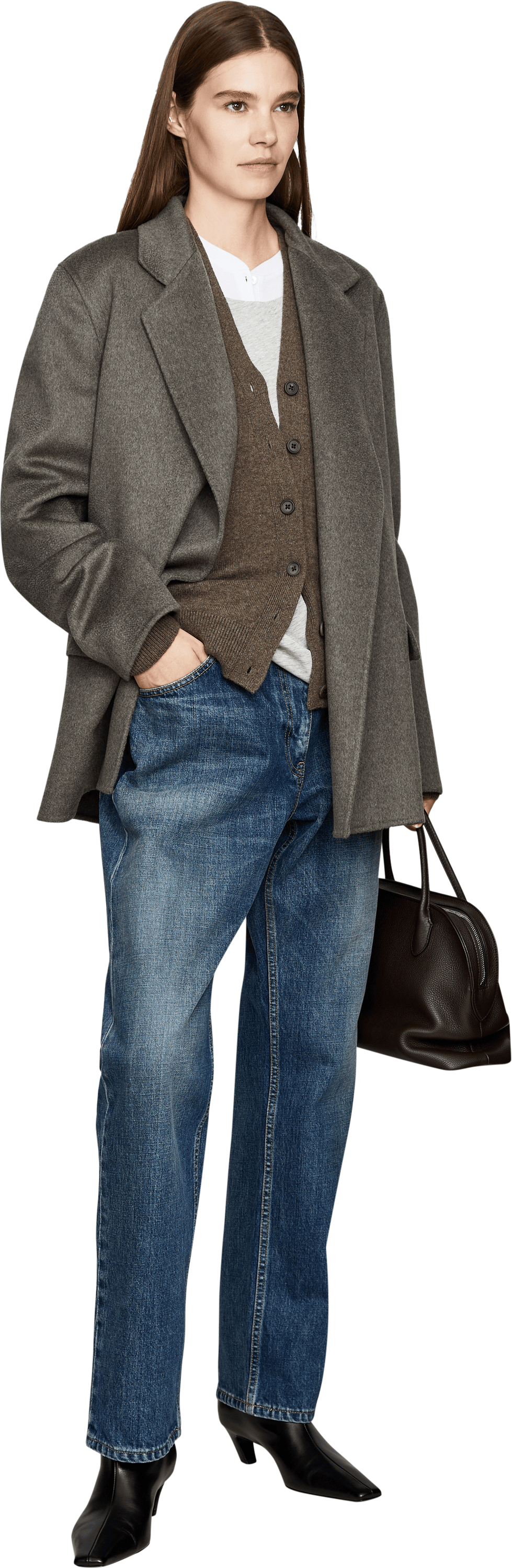 The Row 'Dinni' jeans mid-blue, Modelview – UNGER.DE