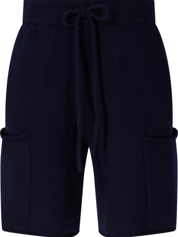 Cashmere-Shorts 'Henli' Navy