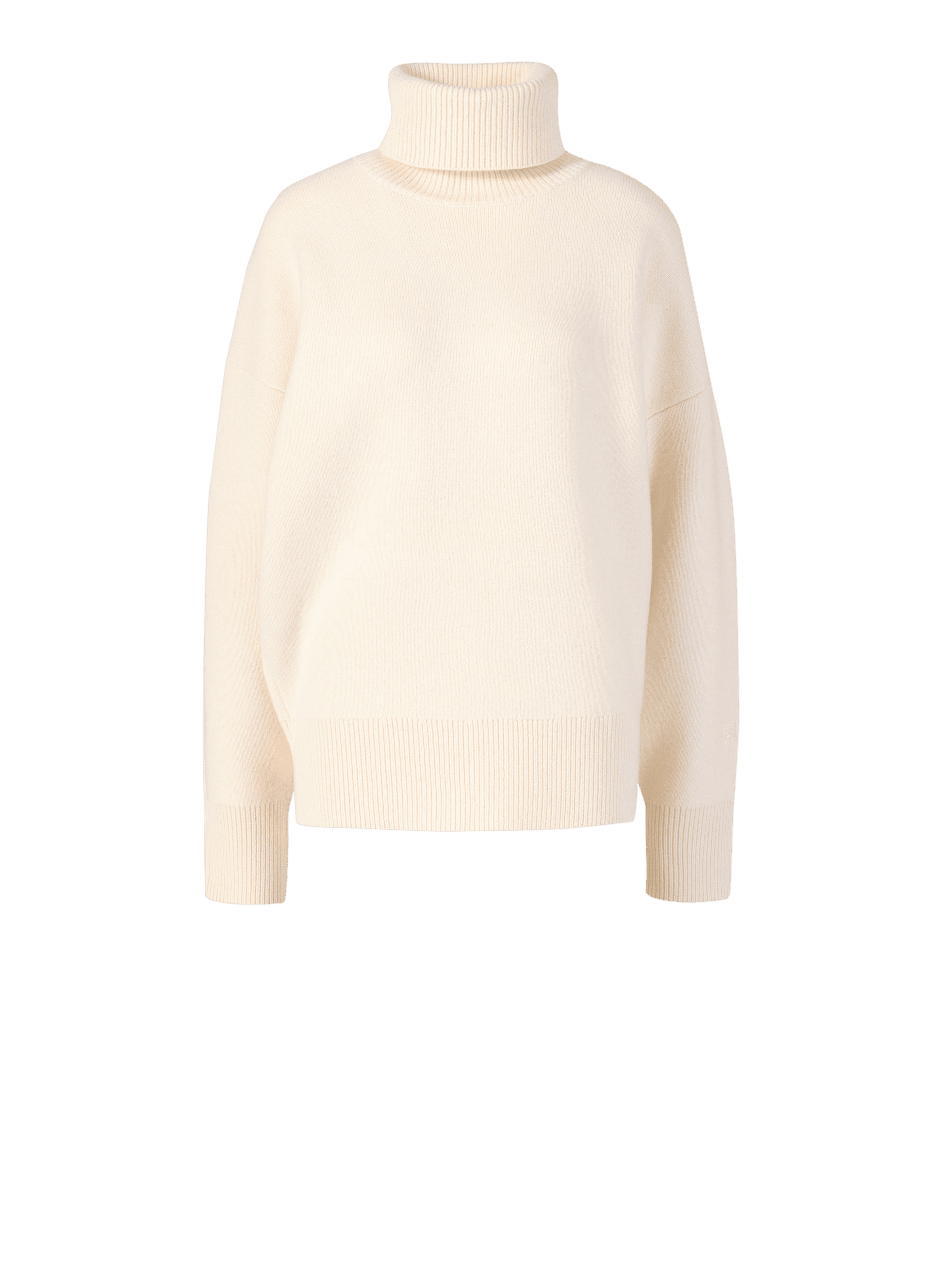 Rollkragenpullover Crème