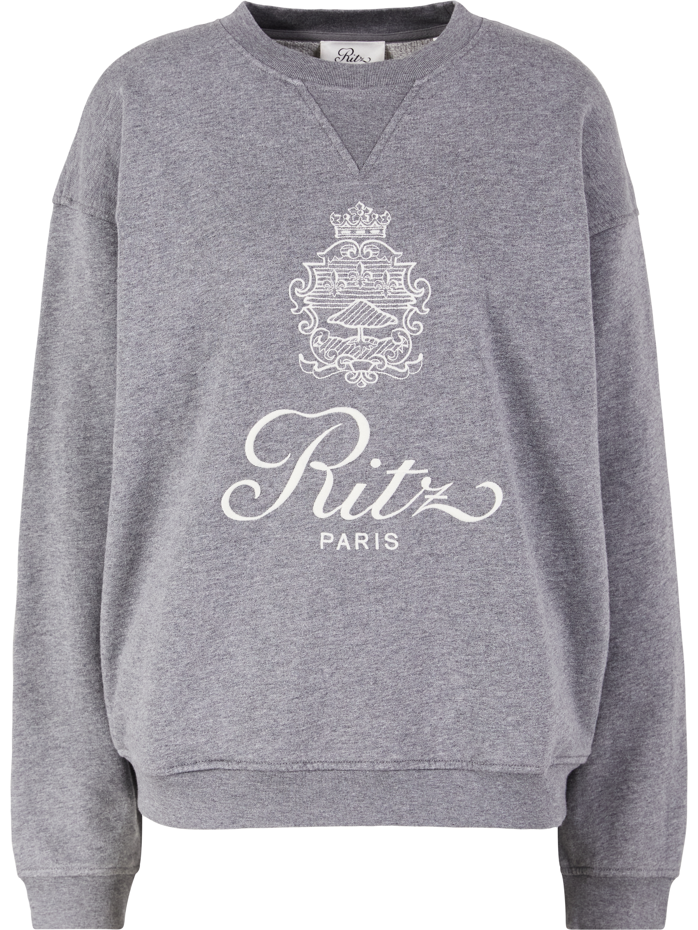 Frame Sweatshirt 'Frame x Ritz Paris' Unisex Grau, Produktansicht – UNGER.DE