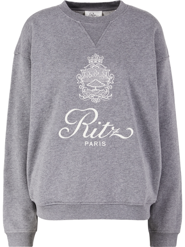 'Frame x Ritz Paris' Unisex Grey Sweatshirt