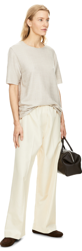 Cashmere-Seidenpullover Beige