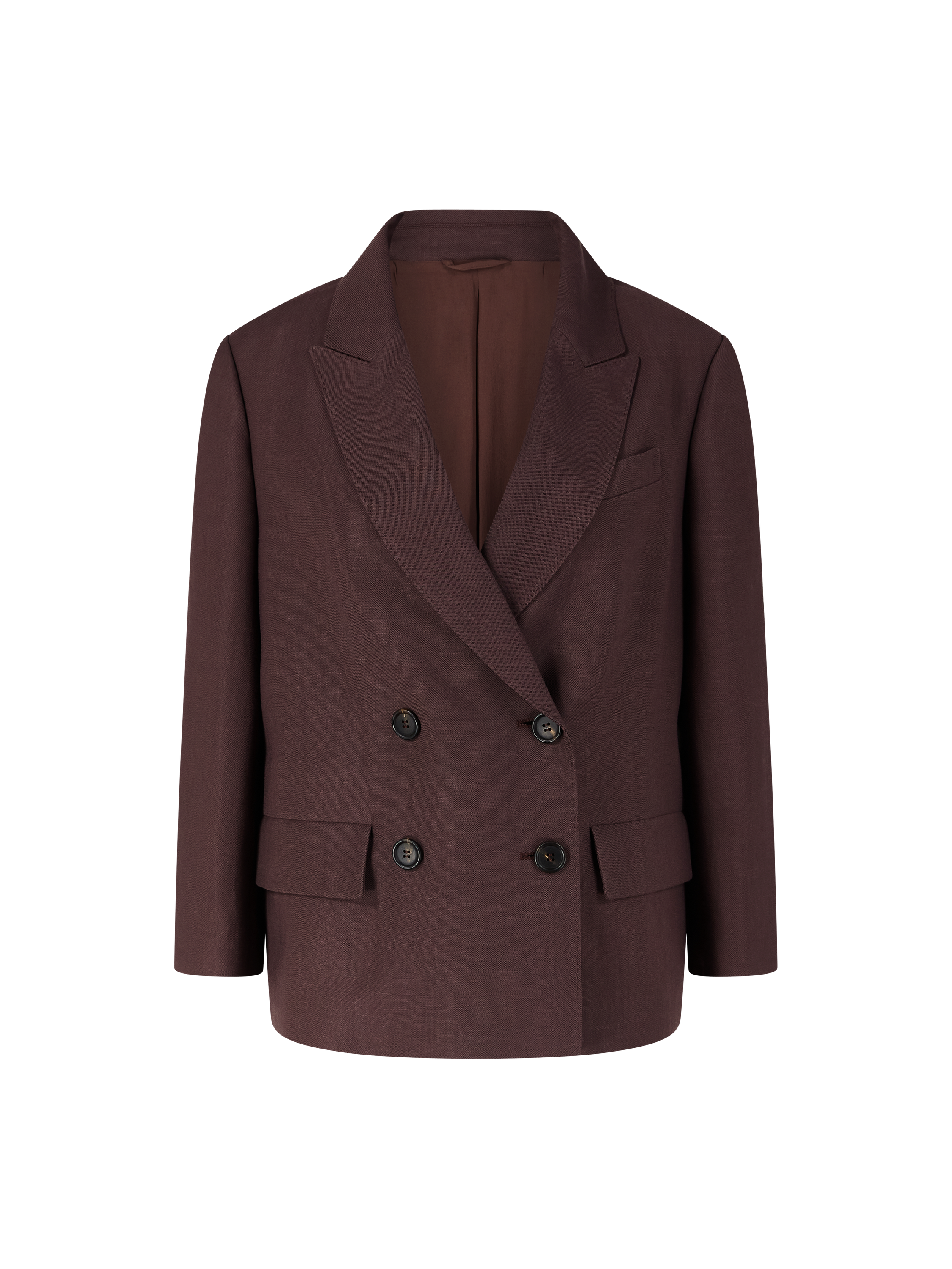 Blazer mit Monili Perlen Bordeaux