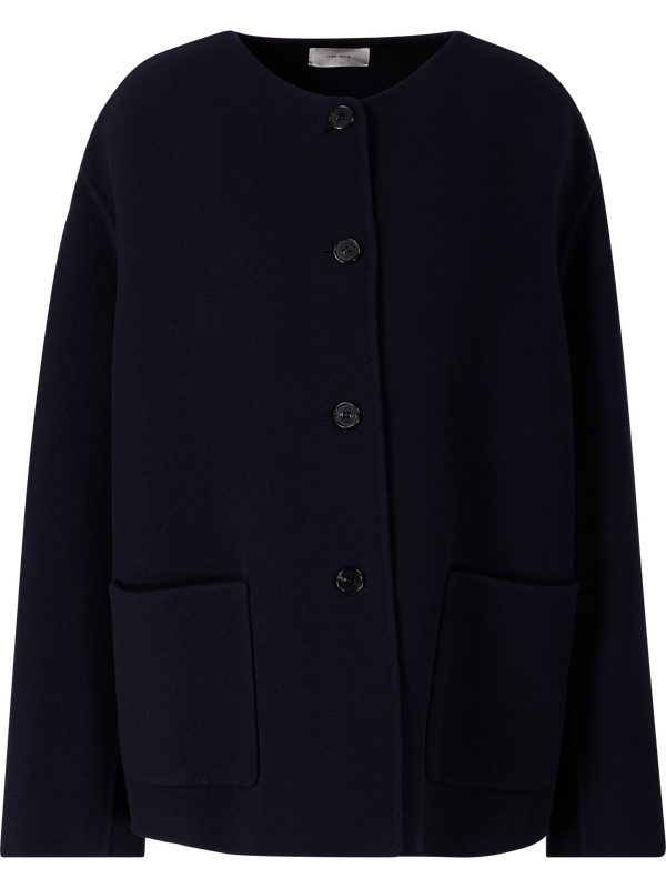 Jacke 'Quintus' aus Schurwolle und Cashmere Marineblau