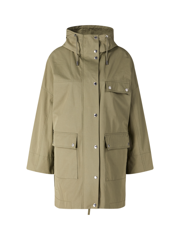 Taillierter Parka Khaki