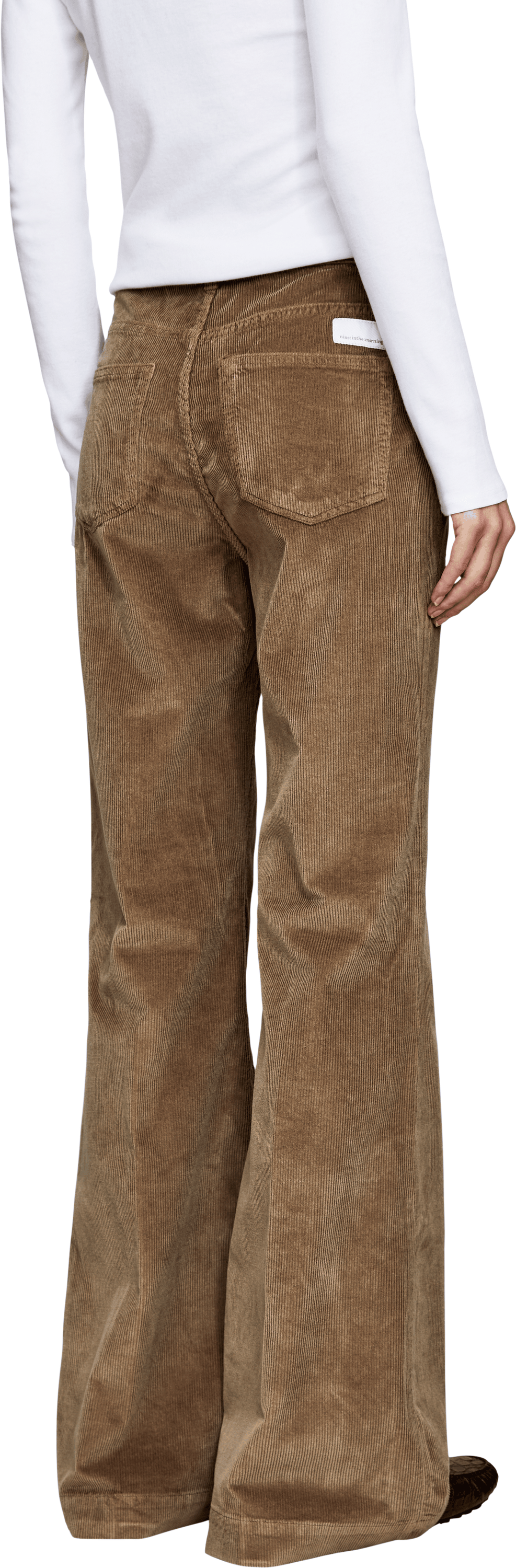 nine:inthe:morning Cordhose 'Paolie' Beige, Rückansicht – UNGER.DE