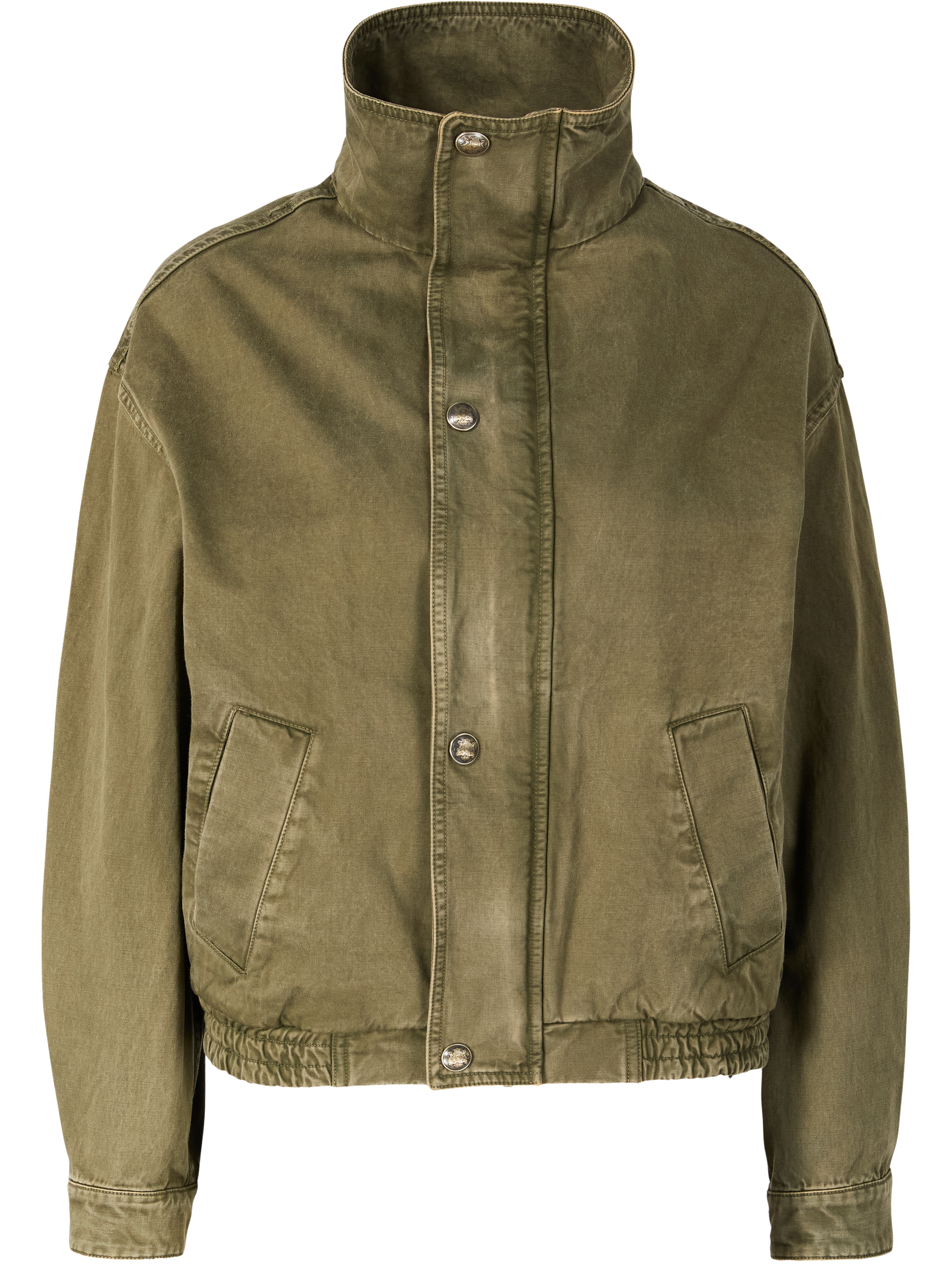 Oversized Blousonjacke 'Klaire' Olivgrün