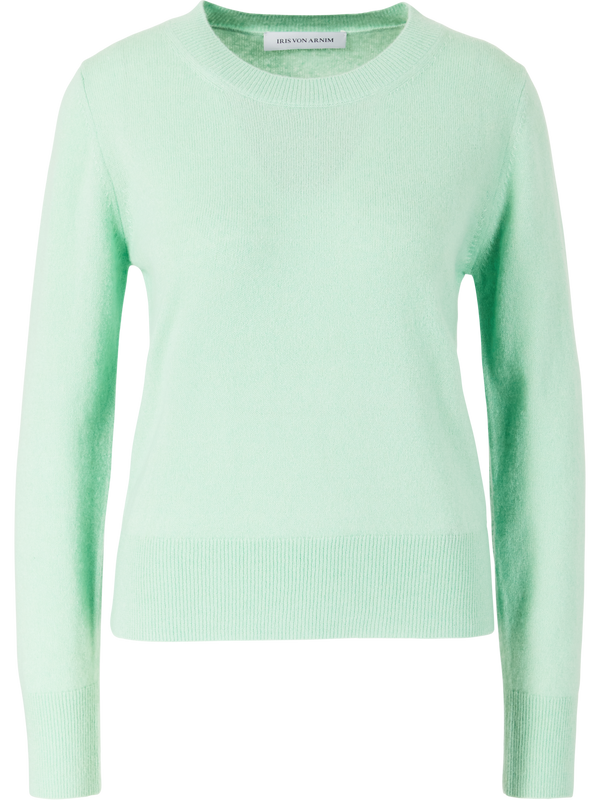 'NERIS 50' cashmere and silk jumper in mint