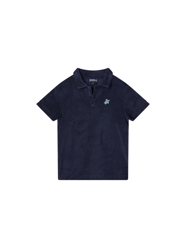 Navy blue polo shirt