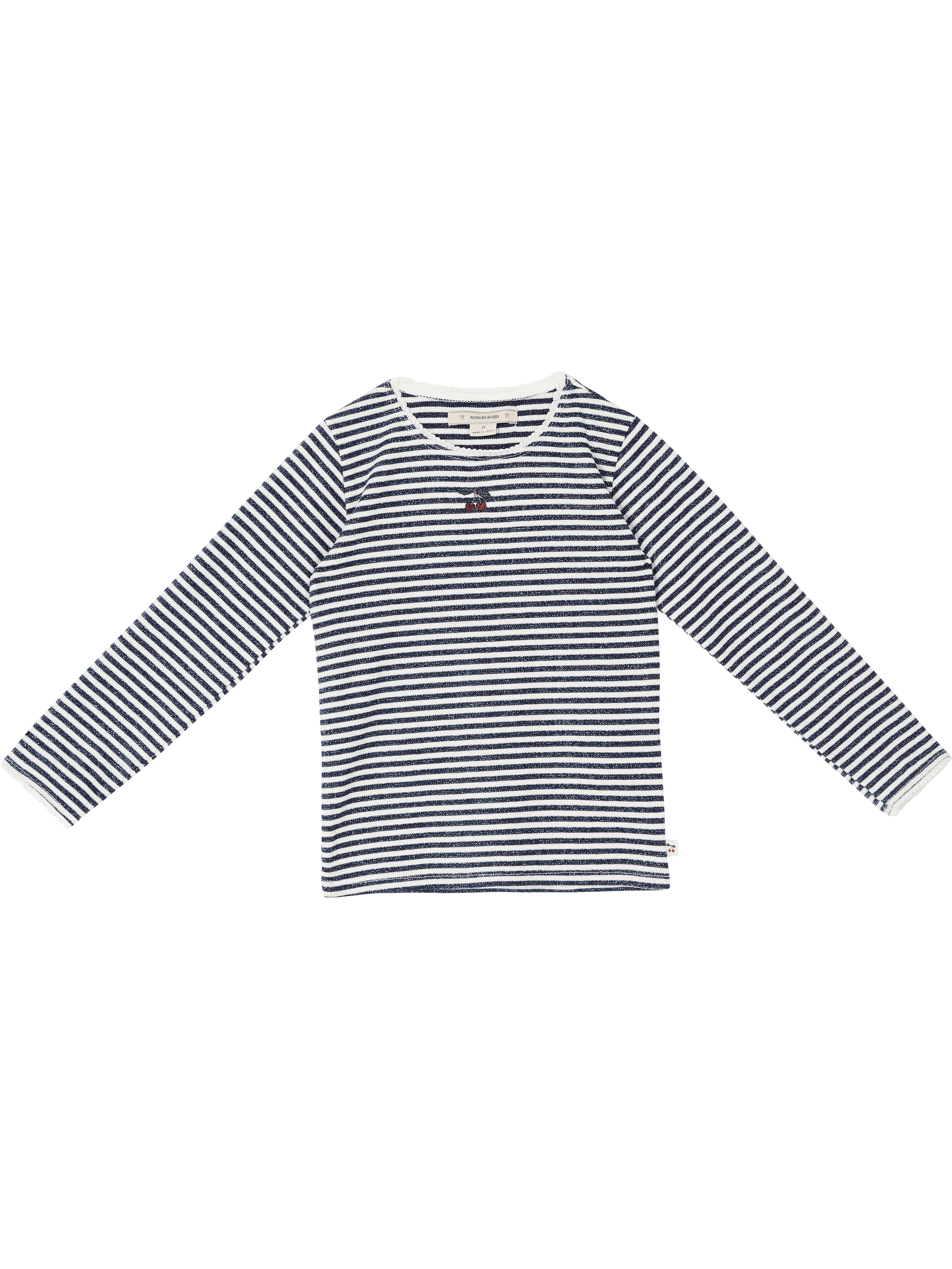 konges slojd Gestreiftes Langarmshirt Blau, Produktansicht – UNGER.DE