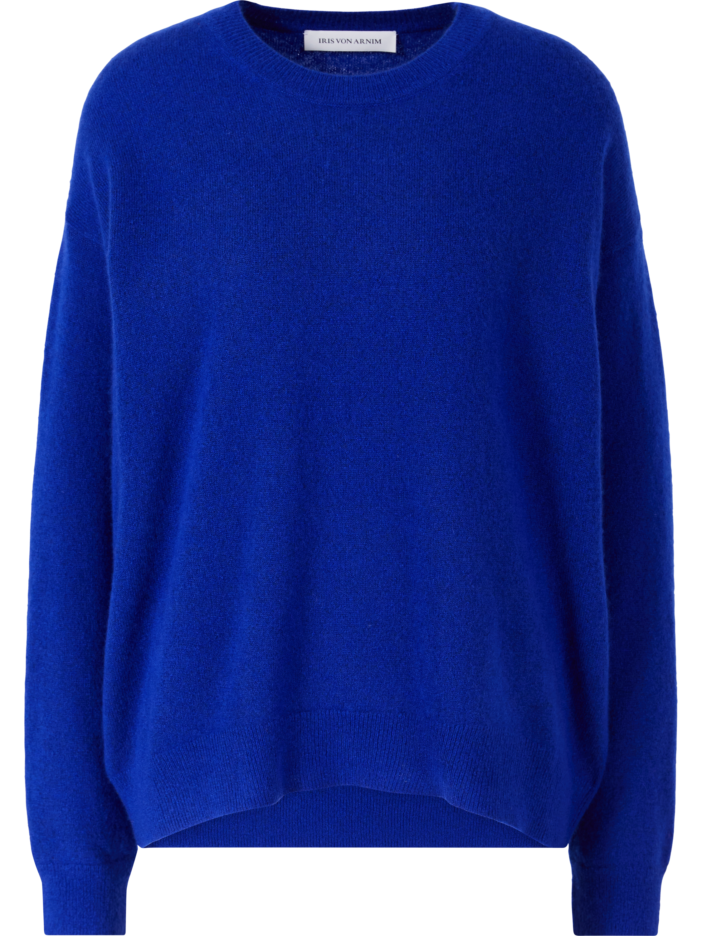 Iris von Arnim Cashmere-Seidenpullover 'KALENA 50' Marine, Produktansicht – UNGER.DE