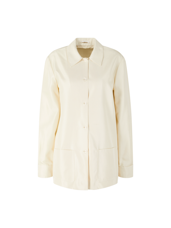 Seidenhemd 'Lucetta' Crème