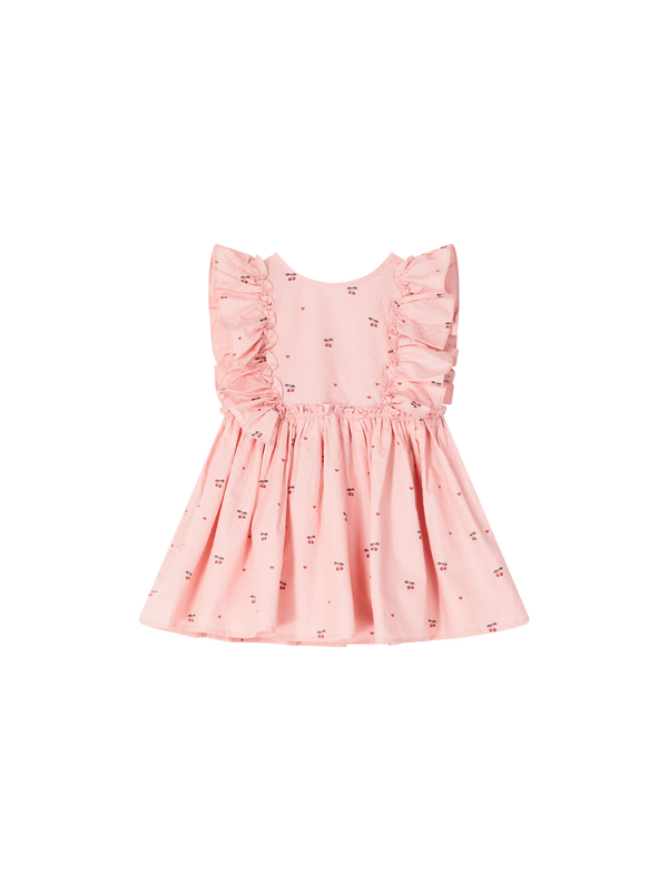 Kleid 'Evia Frill' Rosé